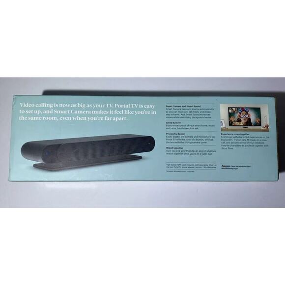 Facebook 899-00081-02 Portal TV Smart Video Calling EXC Original Box No Remote - Picture 3 of 6